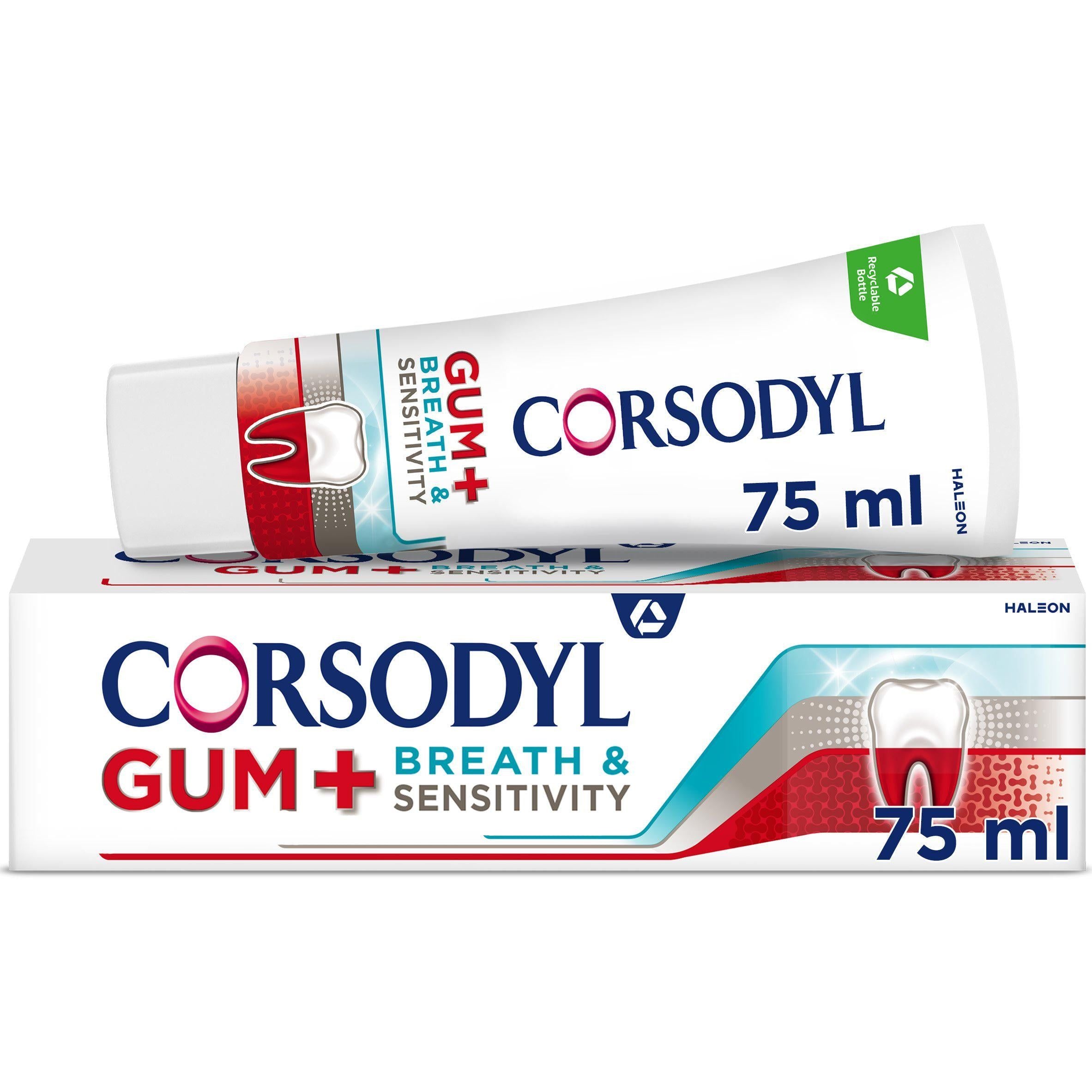 Corsodyl Gum Breath &amp;amp; Sensitivity Original 75ml