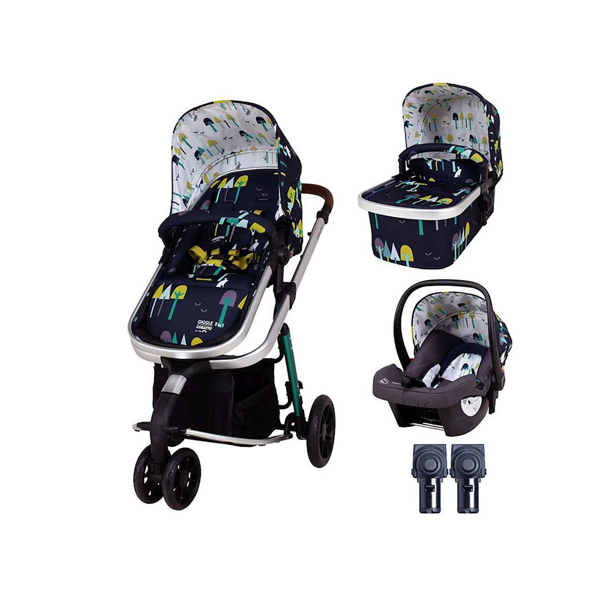 Cosatto Giggle 3 in 1 Bundle Wilderness Ink