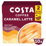 Costa Coffee Nescafe Dolce Gusto Compatible Caramel Latte   10 per pack