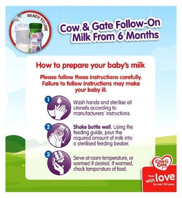 Cow &amp;amp; Gate 2 Follow-On Milk 200ml