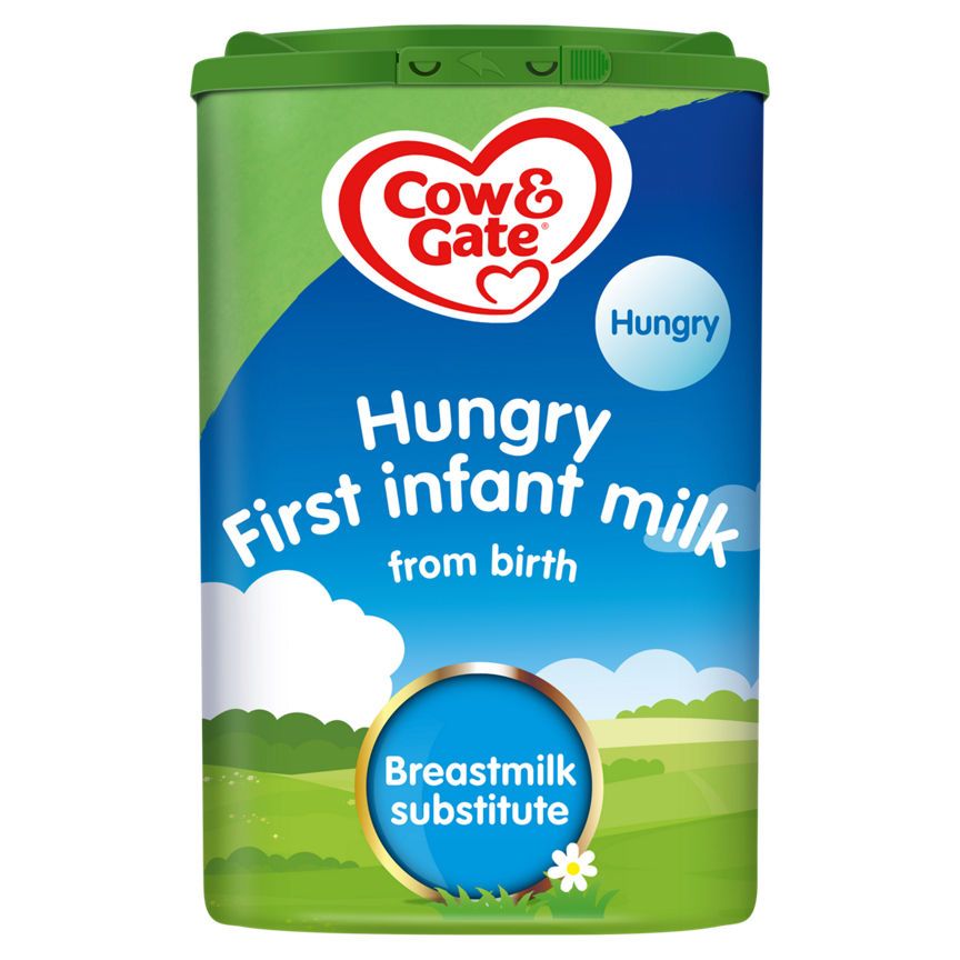 Cow &amp;amp; Gate Hungry First Baby Milk Formula Powder from Birth