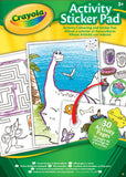 Crayola 30 Animal &amp;amp; Activity Sticker Pads Asst 18s CDU