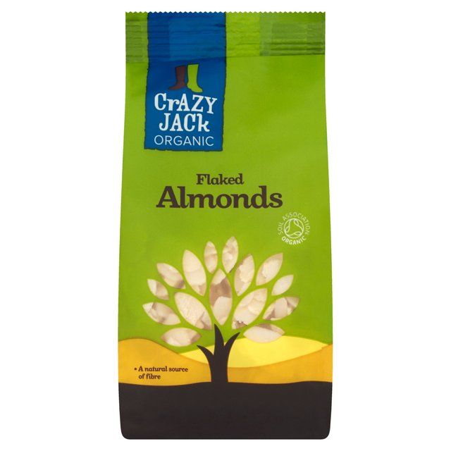 Crazy Jack Organic Flaked Almonds   100g