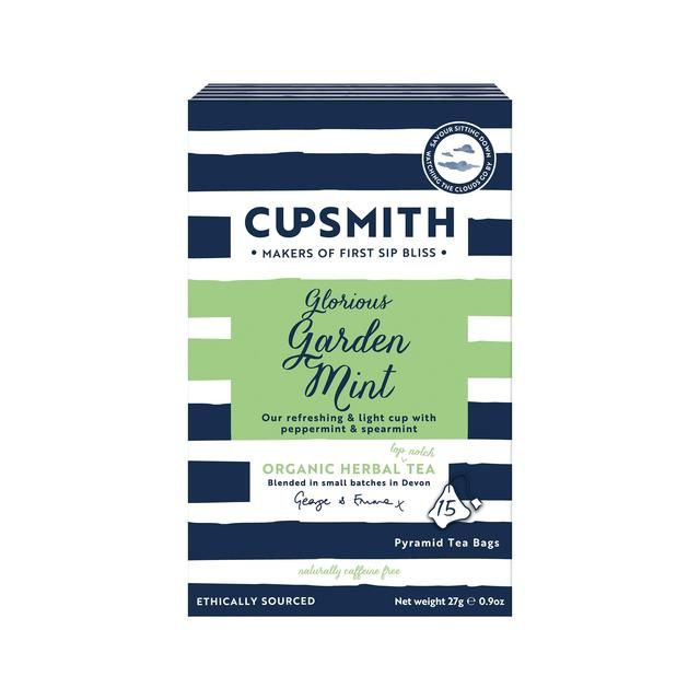 Cupsmith Organic Garden Mint Tea   15 per pack