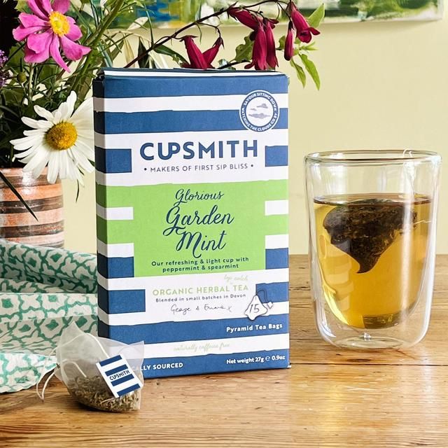 Cupsmith Organic Garden Mint Tea   15 per pack