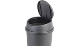 Curver 45 Litre Touch Top Kitchen Bin - Silver