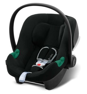 Cybex Aton B2 &amp;amp; Base One (iSize Infant Carrier &amp;amp; Base) - Volcano Black