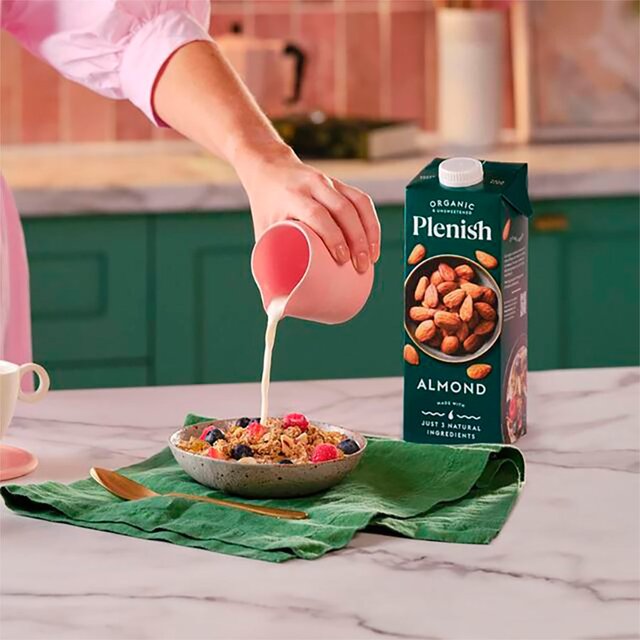 Plenish Organic Almond Unsweetened Drink Long Life   1L - McGrocer