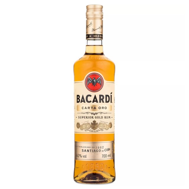 Bacardi Carta Oro Superior Gold Rum   70cl - McGrocer