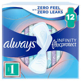 Always Sanitary Towels Infinity Normal (Size 1) Wings   12 per pack - McGrocer