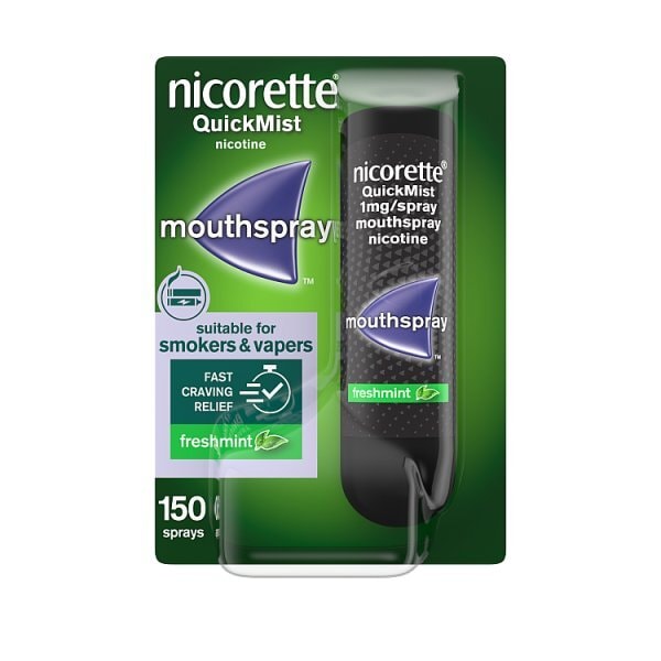 Nicorette® QuickMist 1mg Nicotine Mouthspray (Stop Smoking) - McGrocer