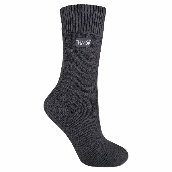 THMO Mens Fleece Lined Winter Thermal Socks 6-11 UK GOODS Superdrug Charcoal  