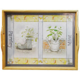 Wooden Lap Tray with Cushion (Herb Garden) GOODS Superdrug   