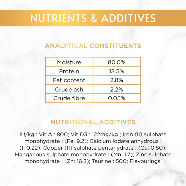 GOURMET Gold Succulent Delights Terrine Salmon Wet Cat Food   85g - McGrocer