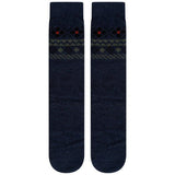 Dare 2B Adult Festivity Fair Isle Fluffy Christmas Socks Moonlight Denim/Navy