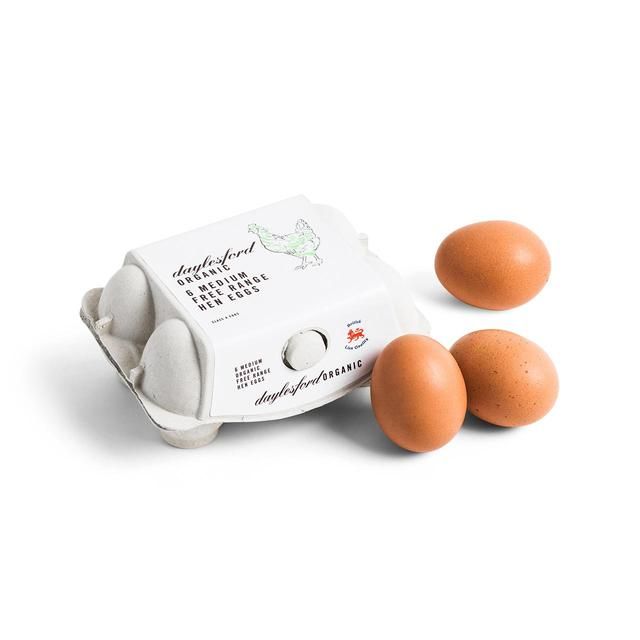 Daylesford Organic Free Range Medium Eggs   6 per pack
