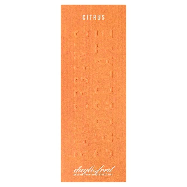 Daylesford Organic Raw Chocolate Bar - Orange &amp;amp; Tangerine   50g
