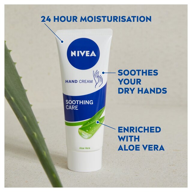 NIVEA Sooth Care Hand Cream Aloe Vera   75ml - McGrocer