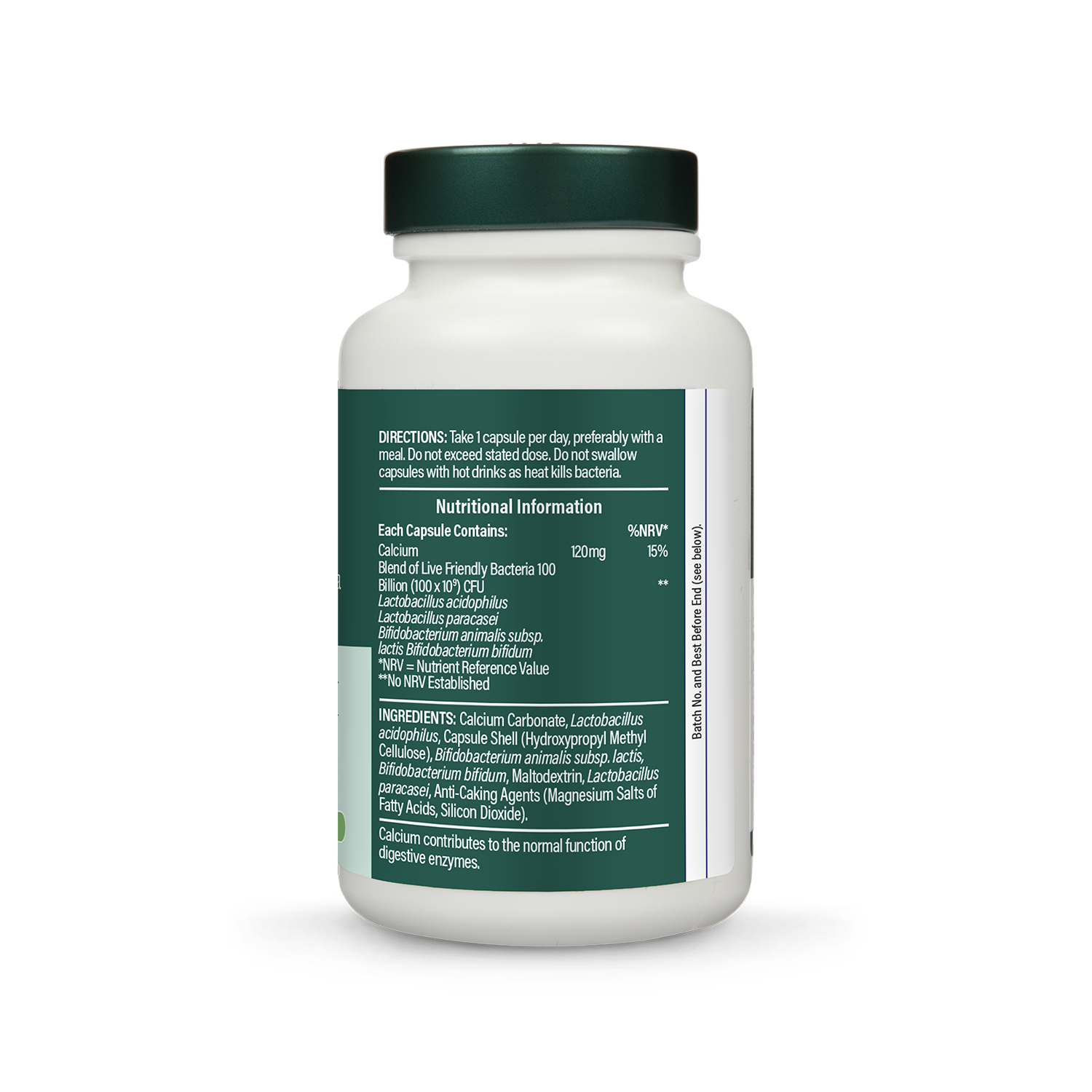 Holland & Barrett Friendly Bacteria 100 Billion 30 Capsules - 998444