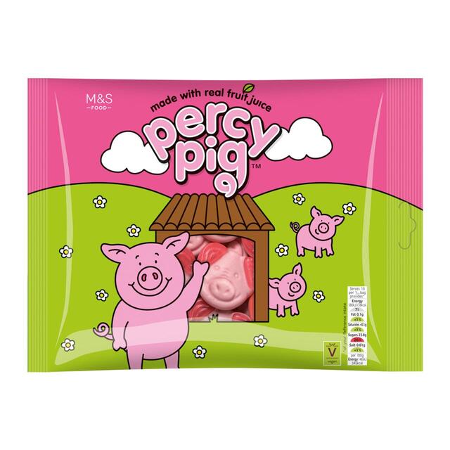 M&S Large Percy Pig Fruit Gums   400g - McGrocer