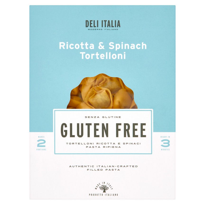 Deli Italia Gluten Free Ricotta &amp;amp; Spinach Tortelloni