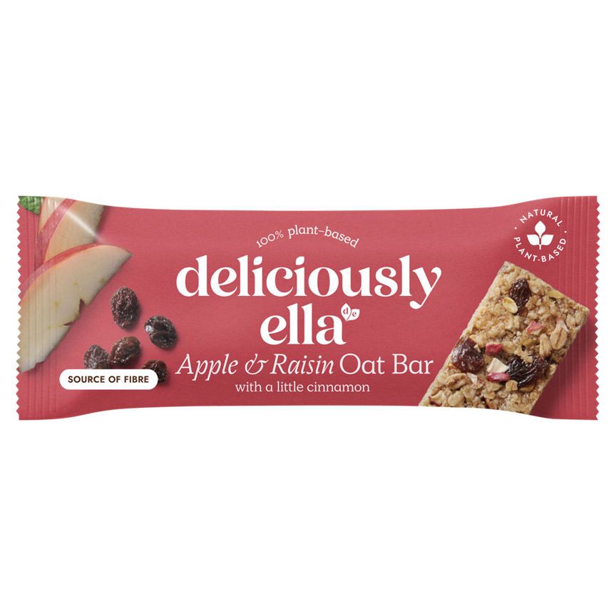 Deliciously Ella Apple &amp;amp; Raisin Oat Bar 50g
