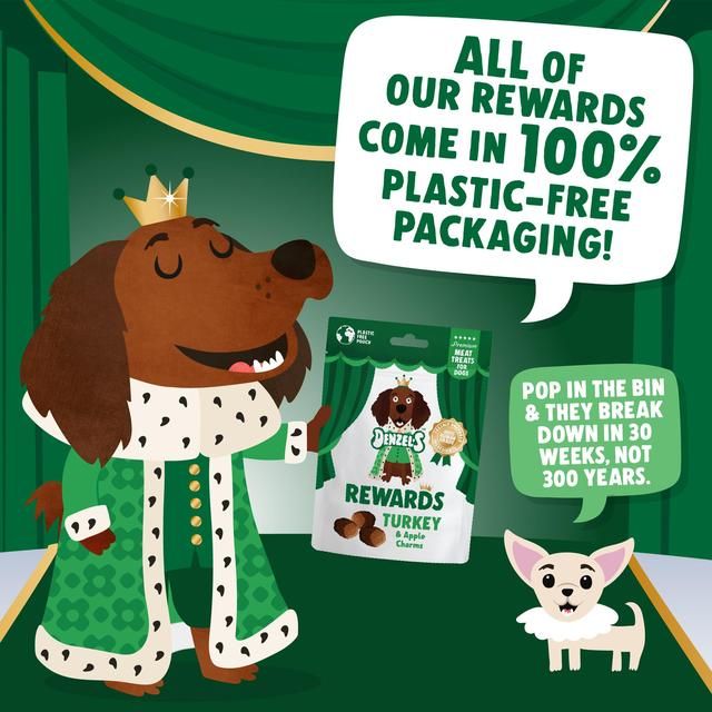 Denzel's Premium Rewards Turkey &amp;amp; Apple Charms   70g