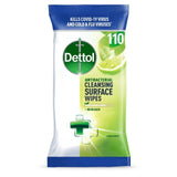Dettol Antibacterial Multipurpose Lime &amp;amp; Mint Wipes   3 x 110 per pack