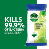 Dettol Antibacterial Multipurpose Lime &amp;amp; Mint Wipes   3 x 110 per pack