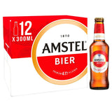 Amstel Lager Beer Bottles   12 x 300ml - McGrocer