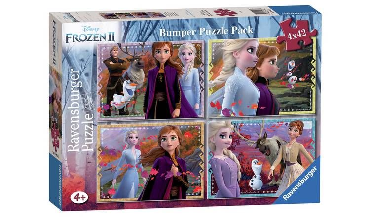 Disney Frozen 2 42 Piece Jigsaw Puzzle - Set of 4
