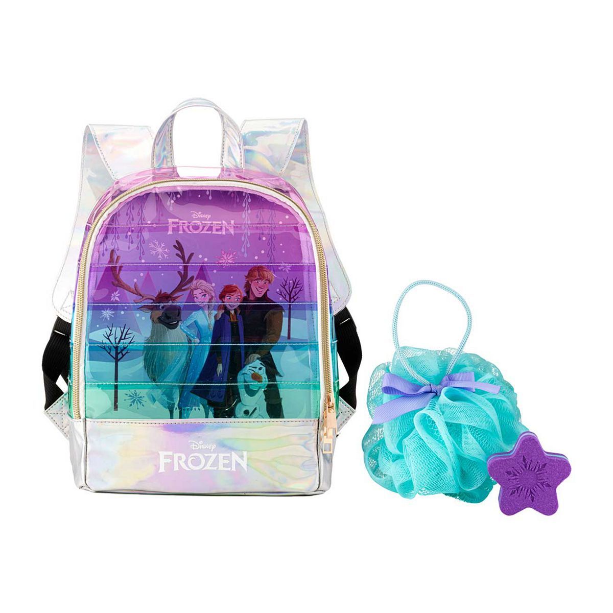 Disney Frozen Bath Time Backpack Wash Bag Set