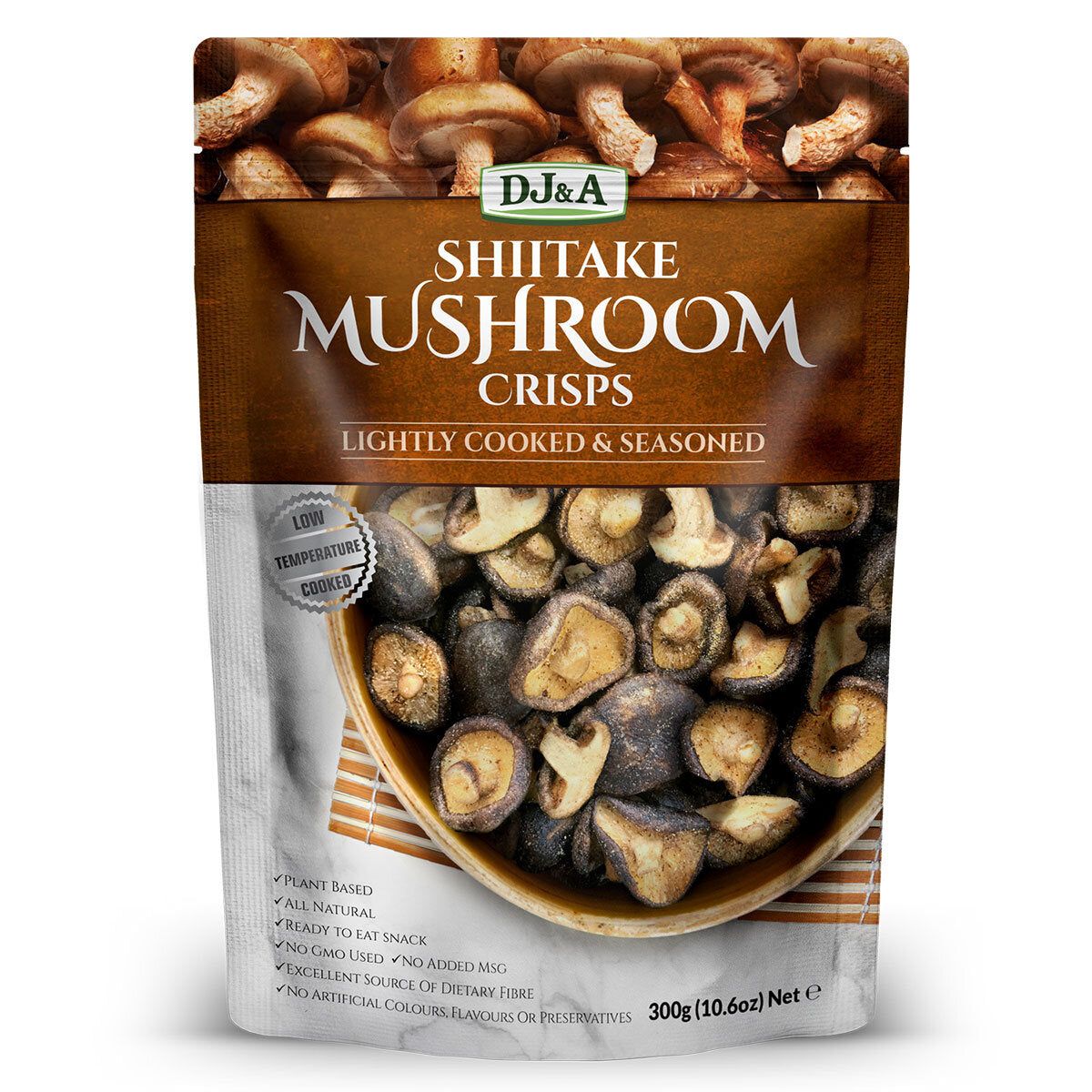 DJ&amp;amp;A Shiitake Mushroom Crisps, 300g