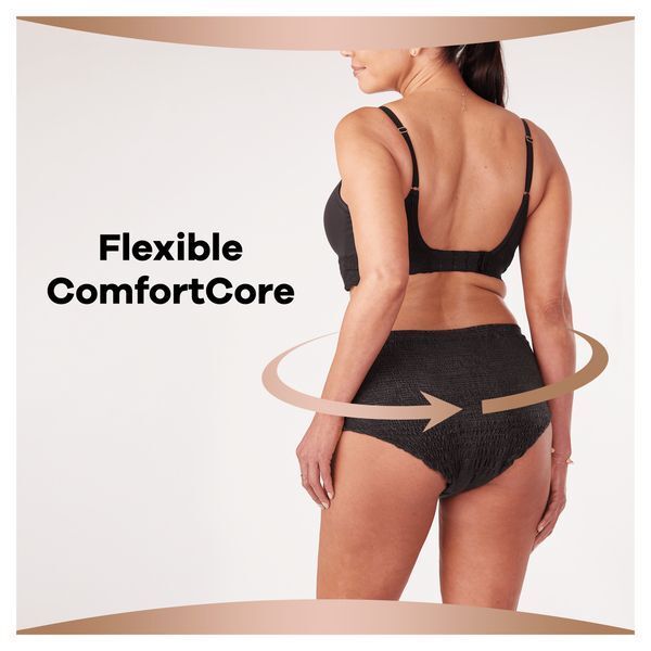 DNR Always Discreet Boutique Incontinence Pants L Black X8