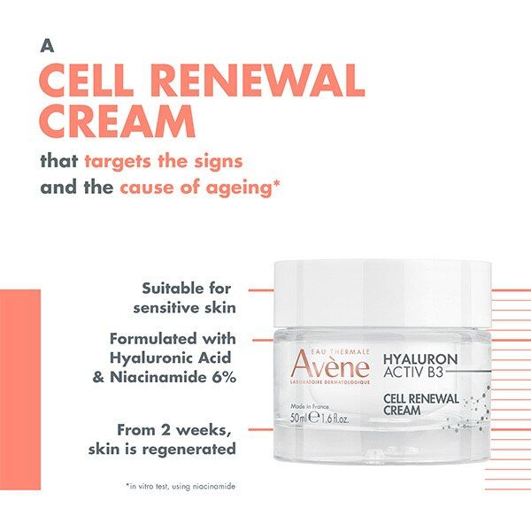 DNR Av&amp;egrave;ne Hyaluron Activ B3 Cellular Renewal Cream 50Ml
