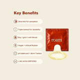 DNR Roam Skin Tone Condoms Fair 12 Pack