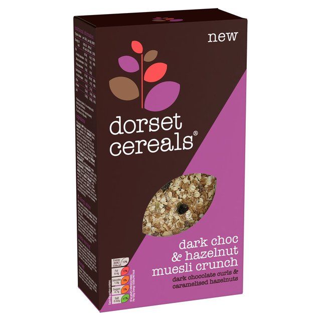Dorset Cereals Muesli Crunch Dark Chocolate &amp;amp; Hazelnut   400g