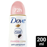 Dove Advanced Antiperspirant Deodorant Invisible Care 200ml 200ML