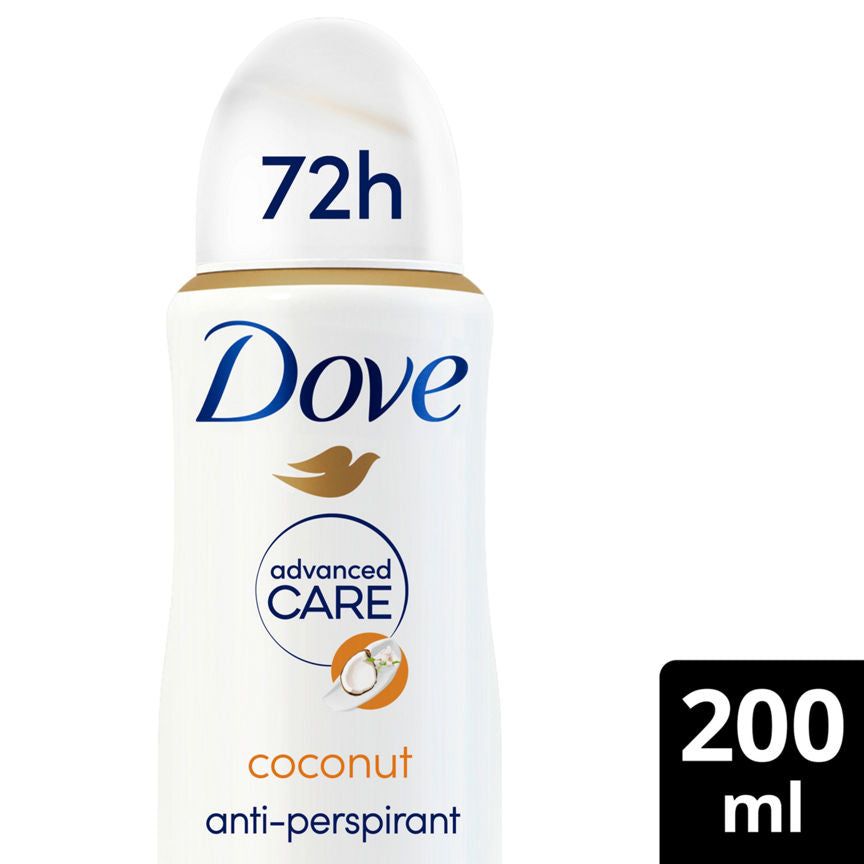 Dove Advanced Care Coconut &amp;amp; Jasmine Flower Scent Anti-Perspirant Deodorant Spray
