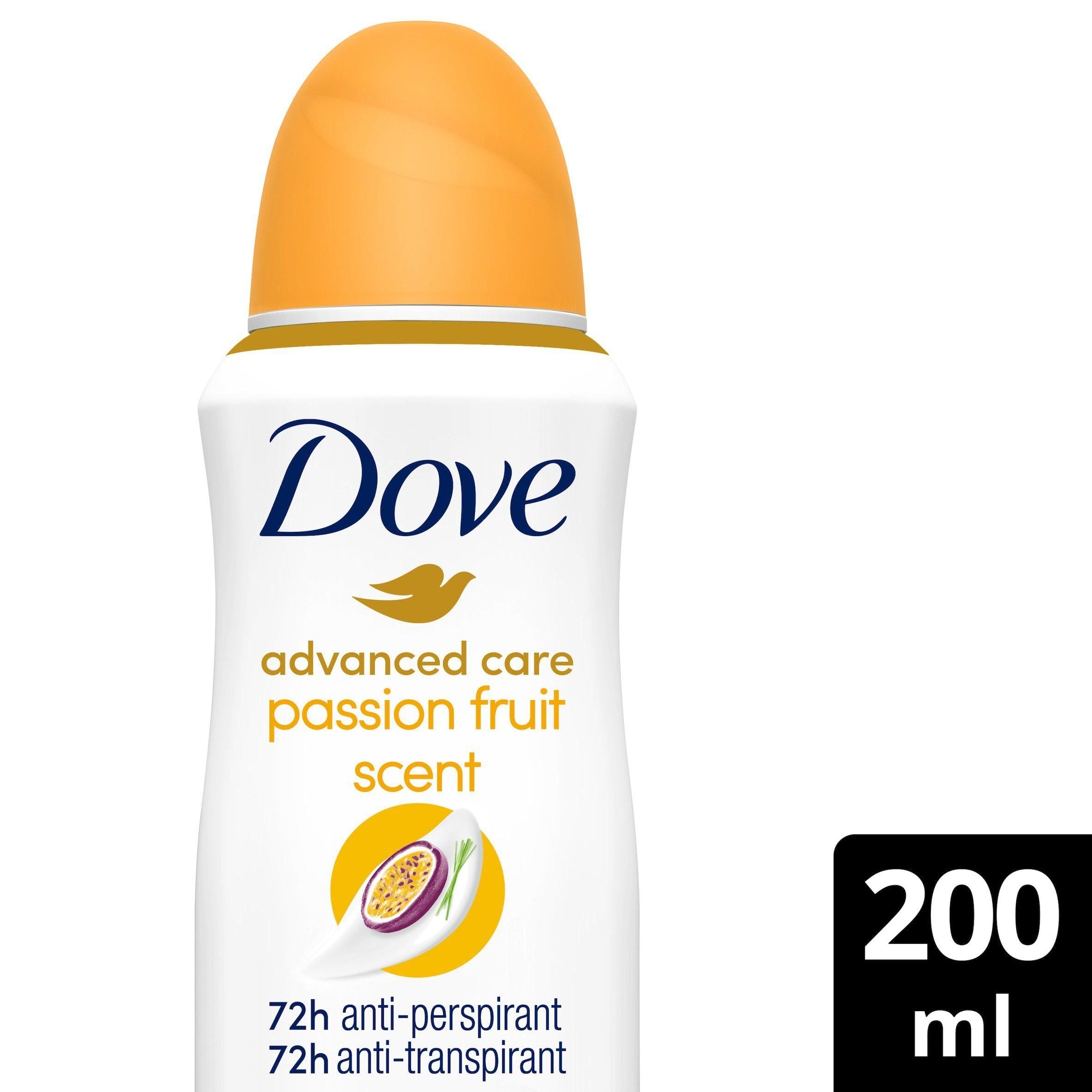 Dove Advanced Care Go Fresh Passion Fruit &amp;amp; Lemongrass Scent Anti Perspirant 200ml