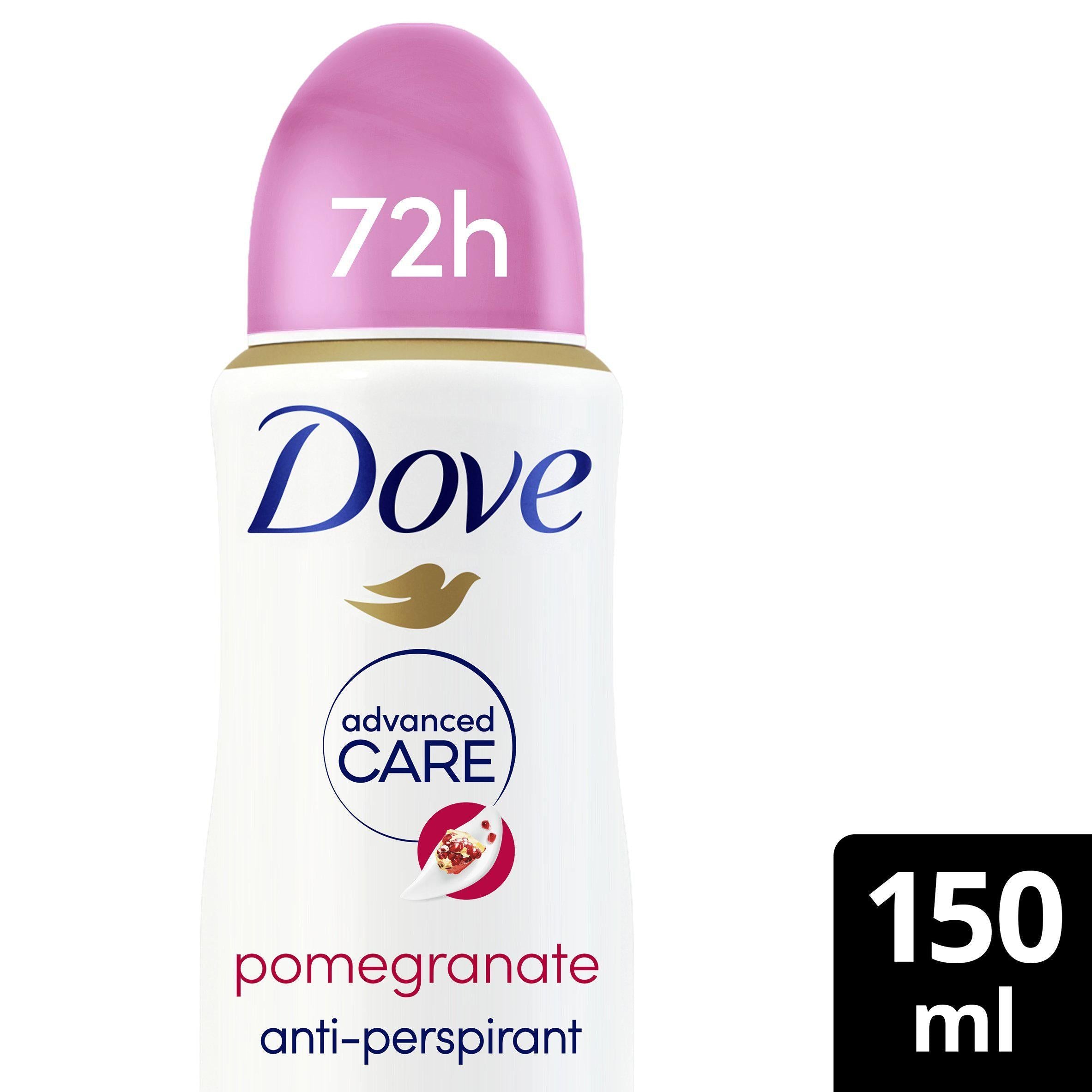 Dove Advanced Care Go Fresh Pomegranate &amp;amp; Lemon Verbena Scent Anti Perspirant Deodorant Spray 150ml