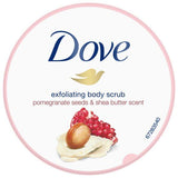 Dove Body Scrub Pomegranate Seeds &amp;amp; Shea Butter 225ml