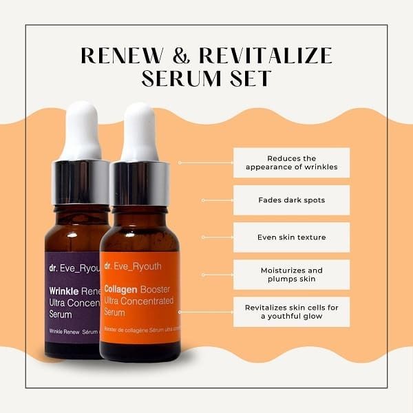 Dr. Eve_Ryouth Collagen Plump &amp;amp; Wrinkle Renew Serum Set