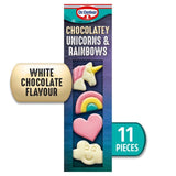 Dr. Oetker 11 Chocolatey Unicorns &amp;amp; Rainbows White Chocolate Flavour   18g