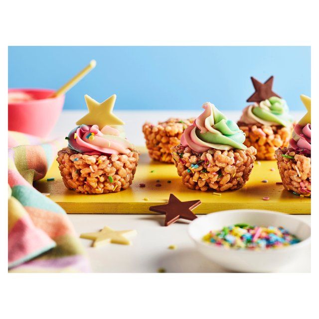Dr. Oetker 12 Giant White &amp;amp; Milk Chocolate Stars   20g