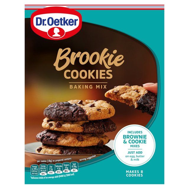 Dr. Oetker Brookie Cookie and Brownie Mix   390g
