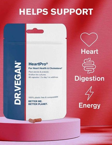 DR.VEGAN HeartPro&amp;reg; | 30 Day Supply | 2 Capsules Per Day