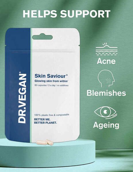 DR.VEGAN Skin Saviour&amp;reg; | 30 Day Supply | 2 Capsules Per Day