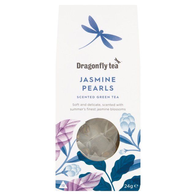 Dragonfly Jasmine Pearls Pyramids   12 per pack