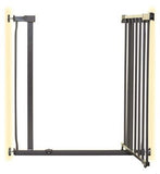 DreamBaby Ava Metal Safety Gate - Charcoal (Fits Gaps 75-81cm) Pressure Mounted